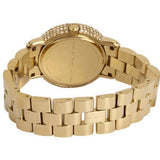 Marc Jacobs Marci Gold Dial Gold Stainless Steel Strap Watch for Women - MBM3191