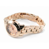 Marc Jacobs Amy Rose Gold Dial Rose Gold Stainless Steel Strap Watch for Women - MBM3219