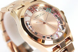 Marc Jacobs Henry Gold Skeleton Dial Rose Gold Stainless Steel Strap Watch for Women - MBM3264