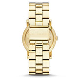 Marc Jacobs Amy Black Multicolor Dial Gold Stainless Steel Strap Watch for Women - MBM3273