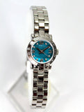 Marc Jacobs Amy Blue Dial Silver Stainless Steel Strap Watch for Women - MBM3274