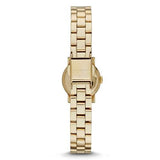 Marc Jacobs Grey Mother of Pearl Dial Gold Stainless Steel Strap Watch for Women - MBM3275