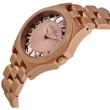 Marc Jacobs Henry Rose Gold Dial Stainless Steel Strap Watch for Women - MBM3293