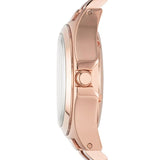 Marc Jacobs Henry Rose Gold Dial Stainless Steel Strap Watch for Women - MBM3296