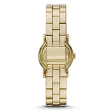 Marc Jacobs Amy Black Dial Gold Stainless Steel Strap Watch for Women - MBM3336