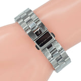 Marc Jacobs Henry Transparent Silver Dial Silver Stainless Steel Watch for Women - MBM3337
