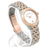 Marc Jacobs Peeker Silver Dial Two Tone Stainless Steel Strap Watch for Women - MBM3375
