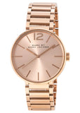 Marc Jacobs Peggy Rose Gold Dial Rose Gold Stainless Steel Strap Watch for Women - MBM3406