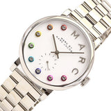 Marc Jacobs Marc by Marc White Dial Silver Stainless Steel Bracelet Watch for Women - MBM3420