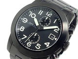 Marc Jacobs Larry Black Dial Black Stainless Steel Strap Watch for Men - MBM5052