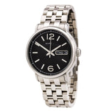 Marc Jacobs Fergus Black Dial Silver Stainless Steel Strap Watch for Men - MBM5075