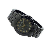 Marc Jacobs Amy Black Dial Black Stainless Steel Strap Watch for Women - MBM8595