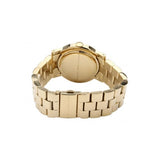 Marc Jacobs Amy Green Dial Gold Stainless Steel Strap Watch for Women - MBM8624