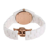Marc Jacobs Blade White Dial White Ceramic Strap Watch for Women - MBM9502