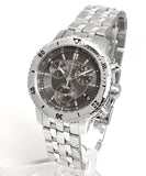 Tissot PRS 200 Grey Dial Chronograph Grey Dial Silver Steel Strap Watch For Men - T067.417.11.051.00