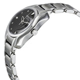 Tissot T Wave Black Dial Two Tone Steel Strap Watch For Women - T023.210.11.056.00