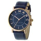 Marc Jacobs Roxy Navy Blue Dial Blue Leather Strap Watch for Women - MJ1534