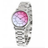 Marc Jacobs Roxy Pink Dial Silver Steel Strap Watch for Women - MJ3554