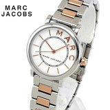 Marc Jacobs Roxy White Dial Two Tone Stainless Steel Strap Watch for Women - MJ3553