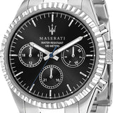 Maserati Competizione Chronograph Quartz Black Dial Watch For Men - R8853100023