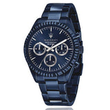 Maserati Blue Edition Collection 43m Blue Dial Stainless Steel Watch For Men - R8853100025