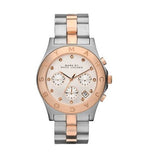 Marc Jacobs Blade Silver Dial Two Tone Stainless Steel Strap Watch for Women - MBM3178