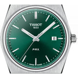 Tissot PRX Green Dial Silver Steel Strap Watch For Men - T137.410.11.091.00