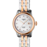 Tissot Le Locle Automatic Lady Mother of Pearl Dial Two Tone Steel Strap Watch For Women - T006.207.22.116.00