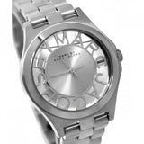 Marc Jacobs Henry White Dial Silver Stainless Steel Strap Watch for Women - MBM3291