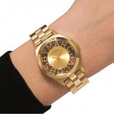 Marc Jacobs Henry Gold Dial Stainless Steel Strap Watch for Women - MBM3292