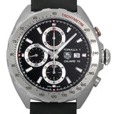 Tag Heuer Formula 1 Calibre 16 43mm Black Dial Black Leather Strap Watch for Men - CAZ2010.FT8024