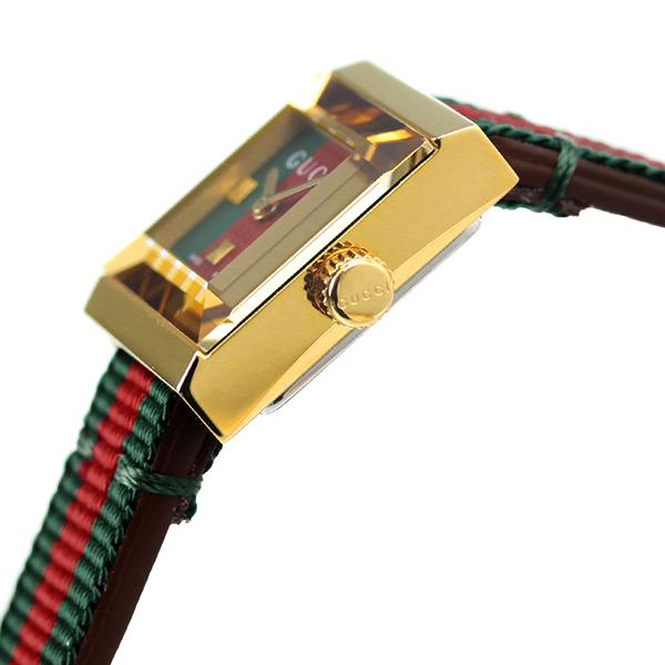 Gucci G-Frame Multicolored Red and Green Dial Watch For Women - YA128527