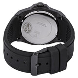 Guess Legacy Black Dial Black Rubber Strap Watch For Men - W1048G2