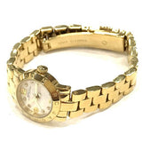 Marc Jacobs Amy Dinky White Dial Gold Stainless Steel Strap Watch for Women - MBM3226