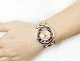 Marc Jacobs Henry Gold Skeleton Dial Rose Gold Stainless Steel Strap Watch for Women - MBM3264