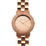 Marc Jacobs Marci Crystal Rose Gold Dial Rose Gold Stainless Steel Strap Watch for Women - MBM3192