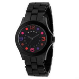 Marc Jacobs Pelly Black Dial Black Stainless Steel Strap Watch for Women - MBM2543