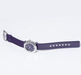 Marc Jacobs Purple Dial Purple Leather Strap Watch for Women - MBM8530