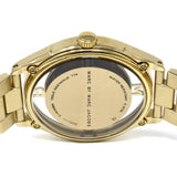 Marc Jacobs Marc Tether Gold Transparent Dial Gold Stainless Steel Strap Watch for Women - MBM3413