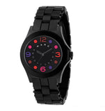 Marc Jacobs Pelly Black Dial Black Stainless Steel Strap Watch for Women - MBM2543