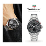 Tag Heuer Formula 1 Automatic Chronograph Grey Dial Silver Strap Watch for Men - CAZ2012.BA0876