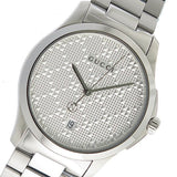 Gucci G Timeless Silver Dial Silver Steel Strap Watch For Women - YA126551