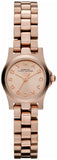 Marc Jacobs Dinky Rose Gold Dial Rose Gold Stainless Steel Strap Watch for Women - MBM3200