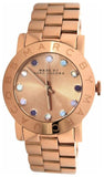 Marc Jacobs Amy Dexter Rose Gold Dial Rose Gold Stainless Steel Strap Watch for Women - MBM3216