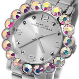 Marc Jacobs Amy Silver Dial Silver Stainless Steel Strap Watch for Women - MBM3222