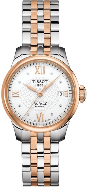 Tissot Le Locle Automatic Small Lady Silver Dial Two Tone Steel Strap Watch For Women - T41.2.183.33
