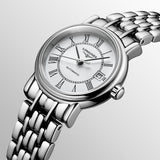 Longines Presence 25.5mm Automatic Stainless Steel Watch for Women - L4.321.4.11.6