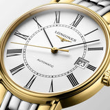 Longines Presence 38.5mm Automatic Stainless Steel Watch for Men - L4.921.2.11.7