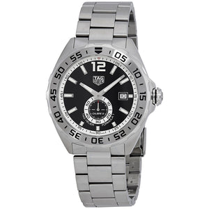 Tag Heuer Formula 1 Automatic Black Dial Silver Steel Strap Watch for Men - WAZ2012.BA0842