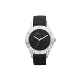 Marc Jacobs Blade Black Dial Black Leather Strap Watch for Women - MBM1205